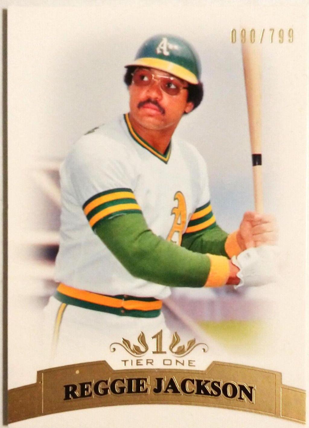 Reggie Jackson /799 #88 Baseball Cards 2011 Topps Tier One