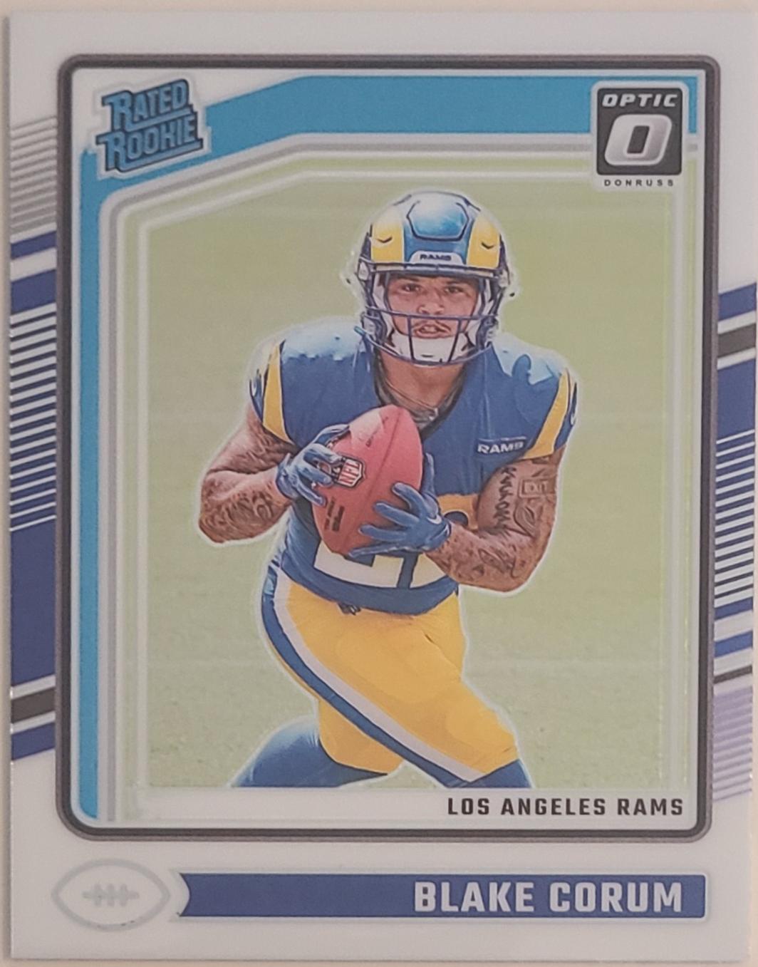 Blake Corum #208 Football Cards 2024 Panini Donruss Optic