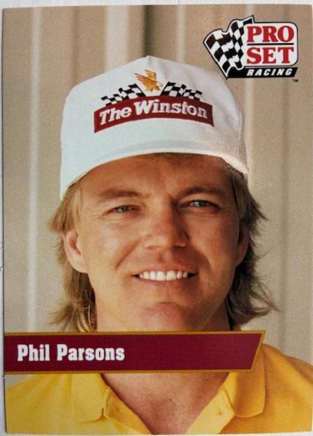 Phil Parsons #143 Racing Cards 1991 Pro Set