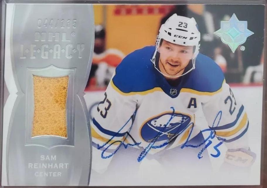 Sam Reinhart #LA-SR Hockey Cards 2020 Ultimate Collection NHL Legacy