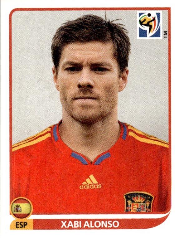 Xabi Alonso #574 2010 Panini South Africa FIFA World Cup Sticker