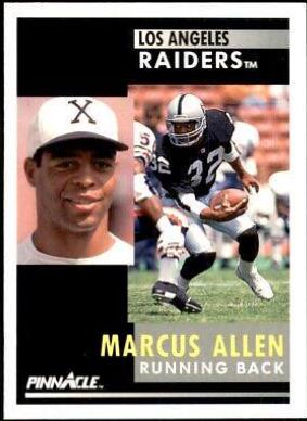 Marcus Allen #232 1991 Pinnacle Football