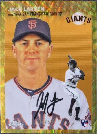 Jack Larsen [Gold Wave Refractor] #89
