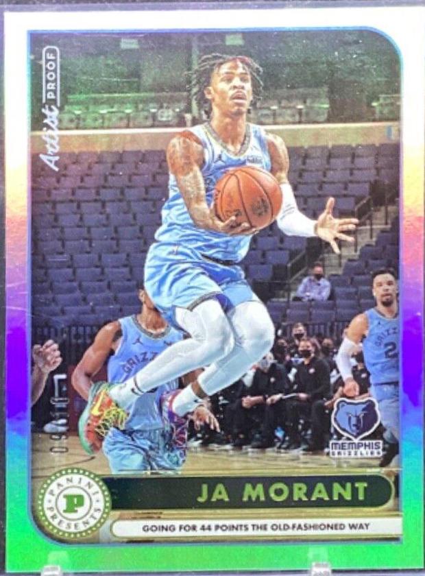 Ja Morant [Artist Proof Gold] #10 Prices | 2022 Panini Hoops 