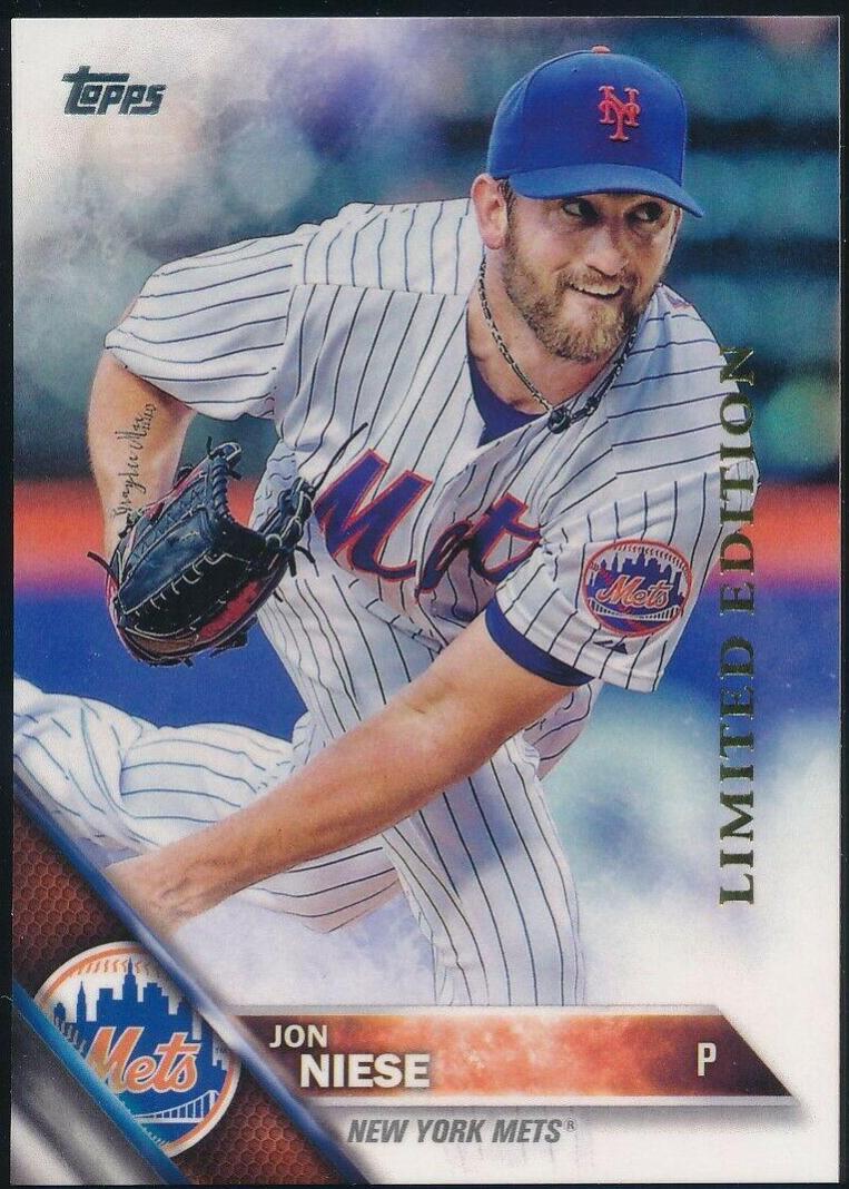 Jon Niese #145 Baseball Cards 2016 Topps Limited Edition