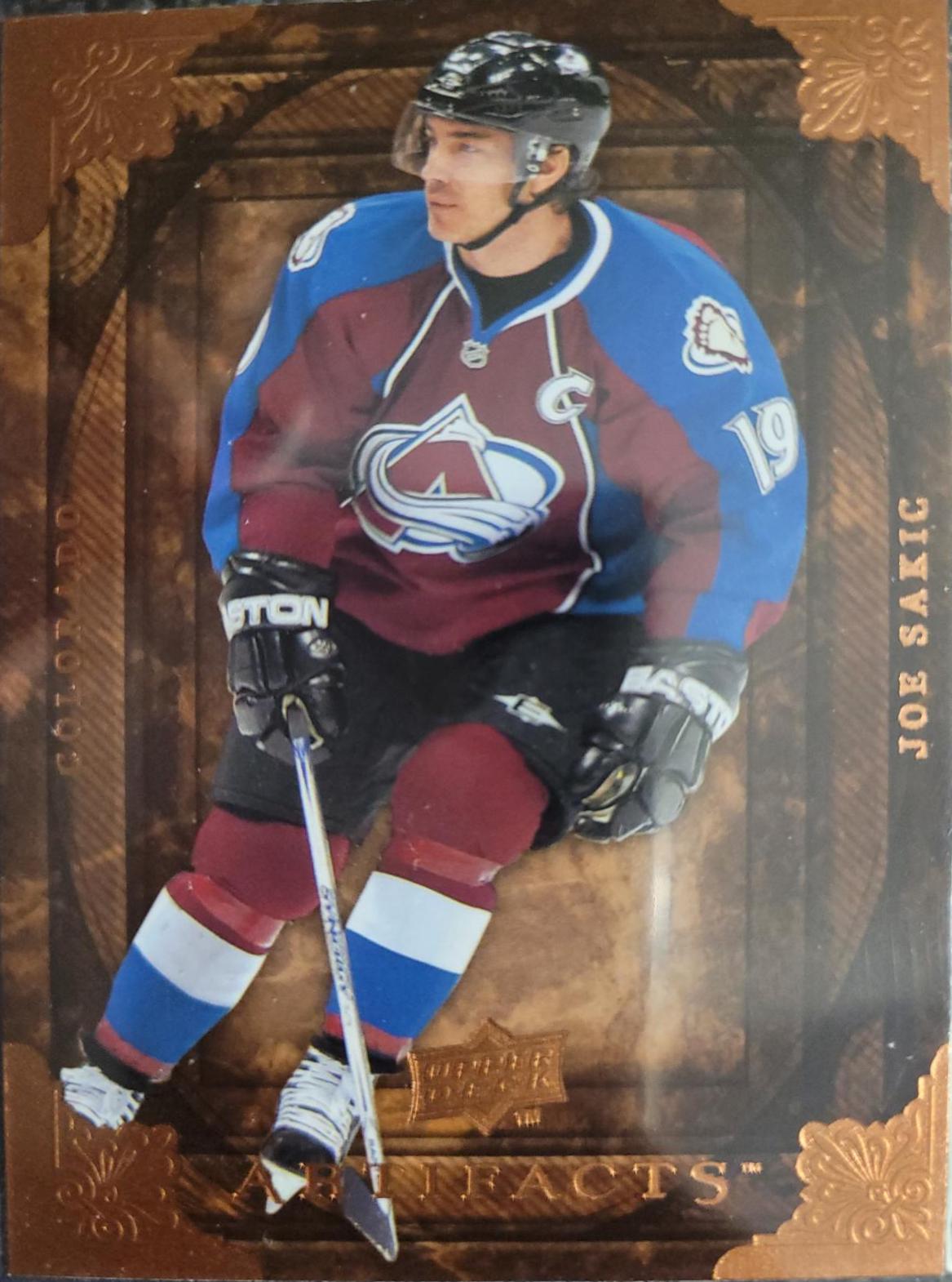 Joe Sakic #74 Hockey Cards 2008 Upper Deck Artifacts Frozen