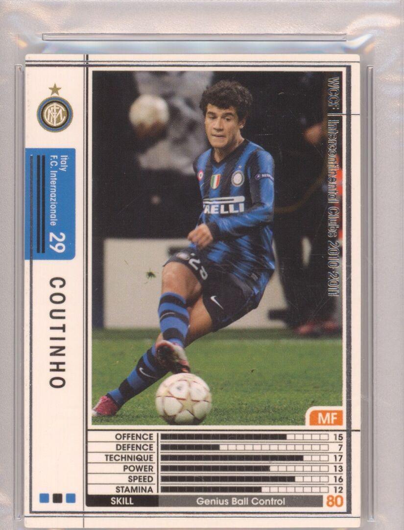 Coutinho #218 Soccer Cards 2010 Panini Wccf Intercontinental Clubs