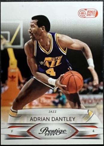 Adrian Dantley Bonus Shots Green #120 Basketball Cards 2009 Panini Prestige
