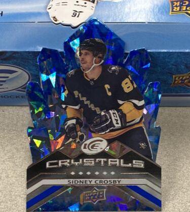 Sidney Crosby #IC-18 Hockey Cards 2021 Upper Deck Ice Crystals