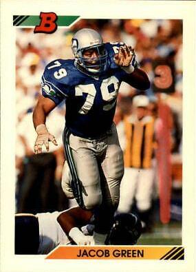 Jacob Green #21 Football Cards 1992 Bowman