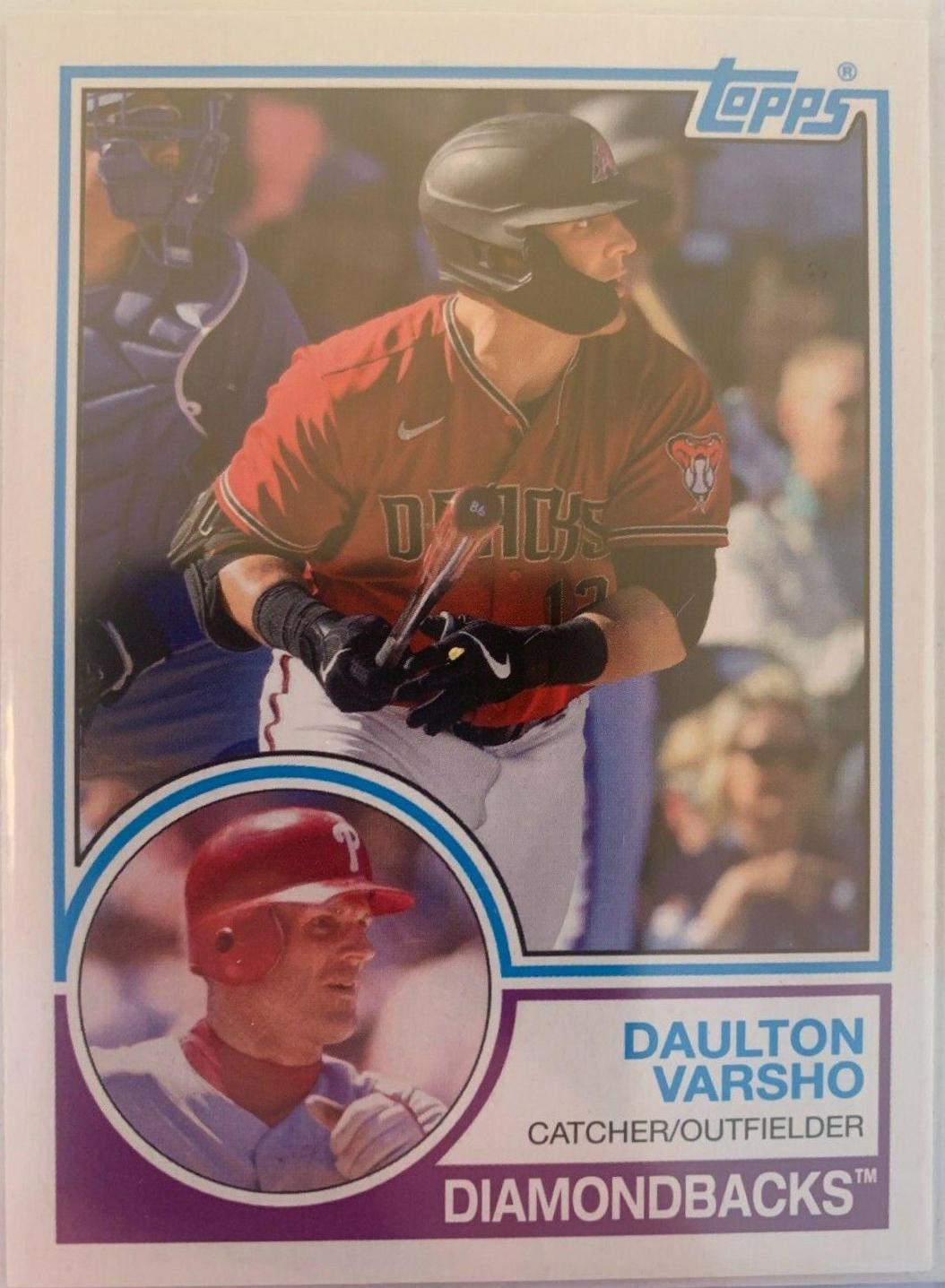 Daulton Varsho #221 Baseball Cards 2021 Topps Archives
