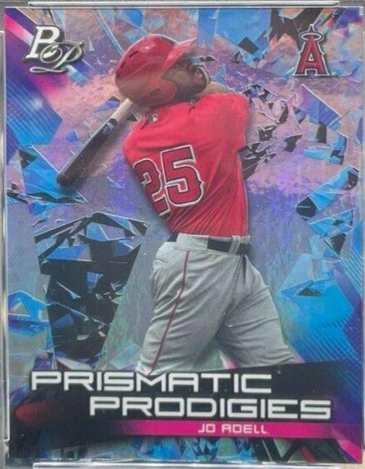 Jo Adell #1 Baseball Cards 2019 Bowman Platinum Prismatic Prodigies