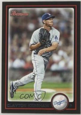 Clayton Kershaw #49 Baseball Cards 2010 Bowman