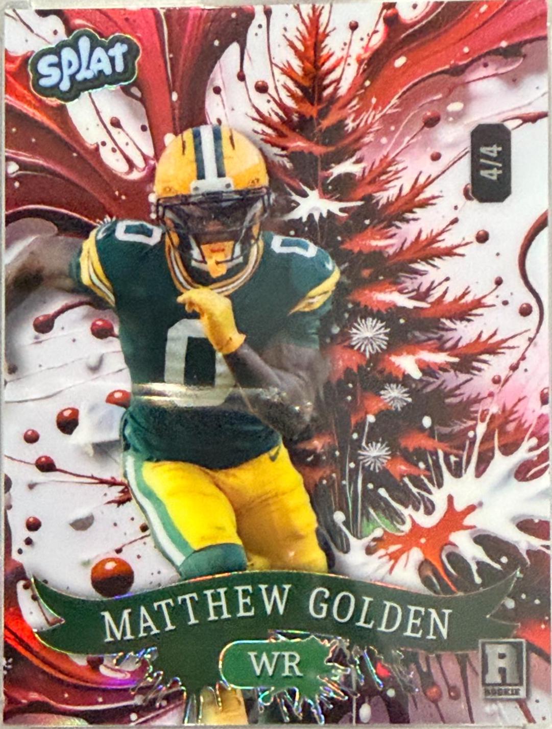 Matt Golden #SCFCTC5-MG 2025 Wild Card Splat Holiday Football