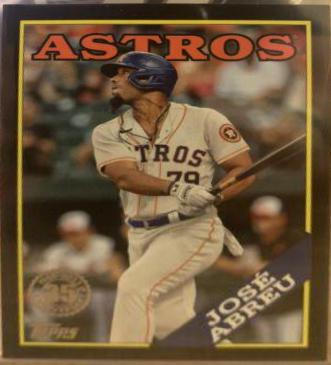 Jose Abreu [Black] #2T88-19 Baseball Cards 2023 Topps Series 2 1988 35th Anniversary