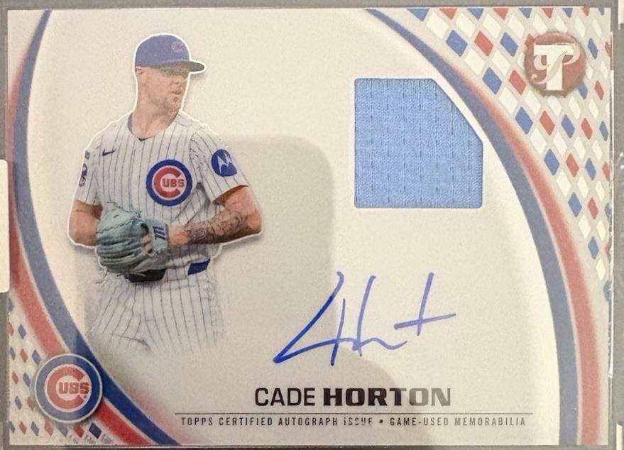 Cade Horton #PPAR-CH 2026 Topps Pristine Baseball Pristine Pieces Autograph Relics