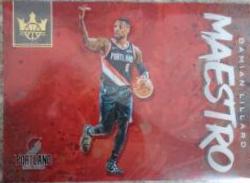 Damian Lillard #7 Basketball Cards 2019 Panini Court Kings Maestros