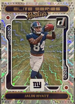 Jalin Hyatt #23 Football Cards 2023 Panini Donruss The Elite Series Rookies