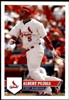 Albert Pujols #238 Baseball Cards 2011 Topps Stickers