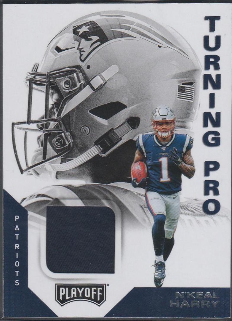 N'Keal Harry #TP-8 Football Cards 2019 Panini Playoff Turning Pro Memorabilia