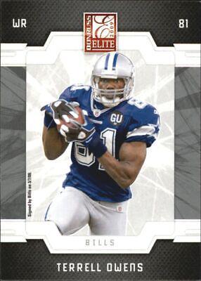 Terrell Owens #28 Football Cards 2009 Panini Donruss Elite