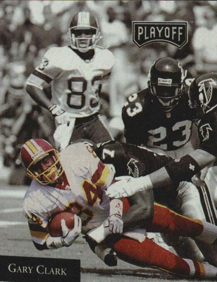 Gary Clark #6 Football Cards 1992 Playoff