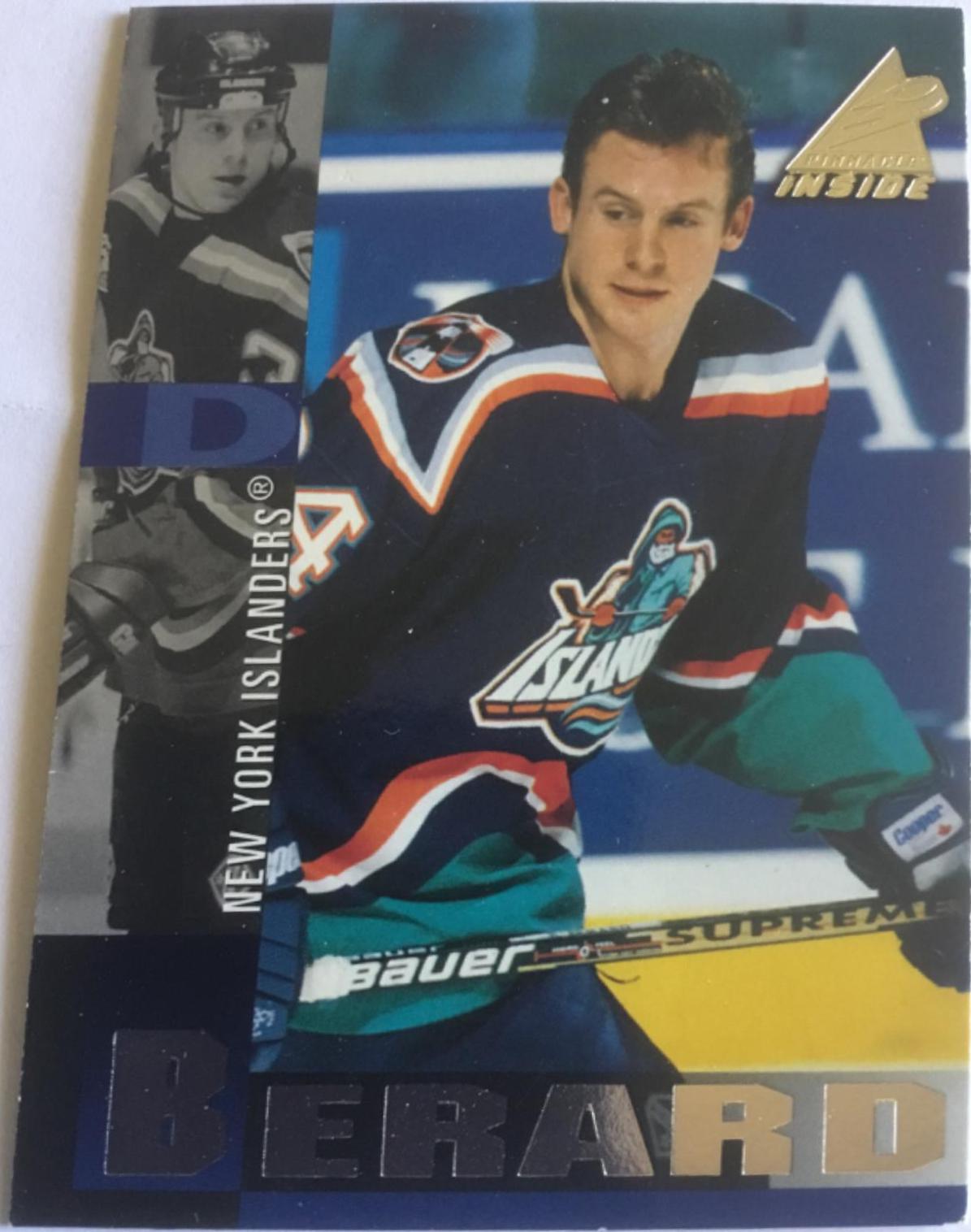 Bryan Berard #80 Hockey Cards 1997 Pinnacle Inside