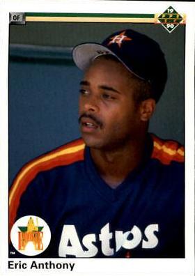 Eric Anthony #28 Baseball Cards 1990 Upper Deck