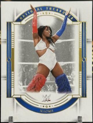 Naomi #5 Wrestling Cards 2024 Panini National Treasures WWE