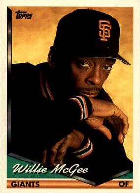 Willie McGee #574 Baseball Cards 1994 Topps