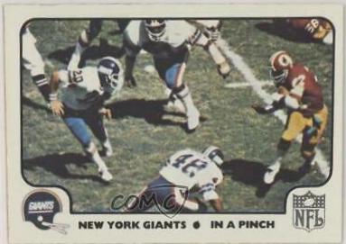 New York Giants #46 1977 Fleer Team Action Football