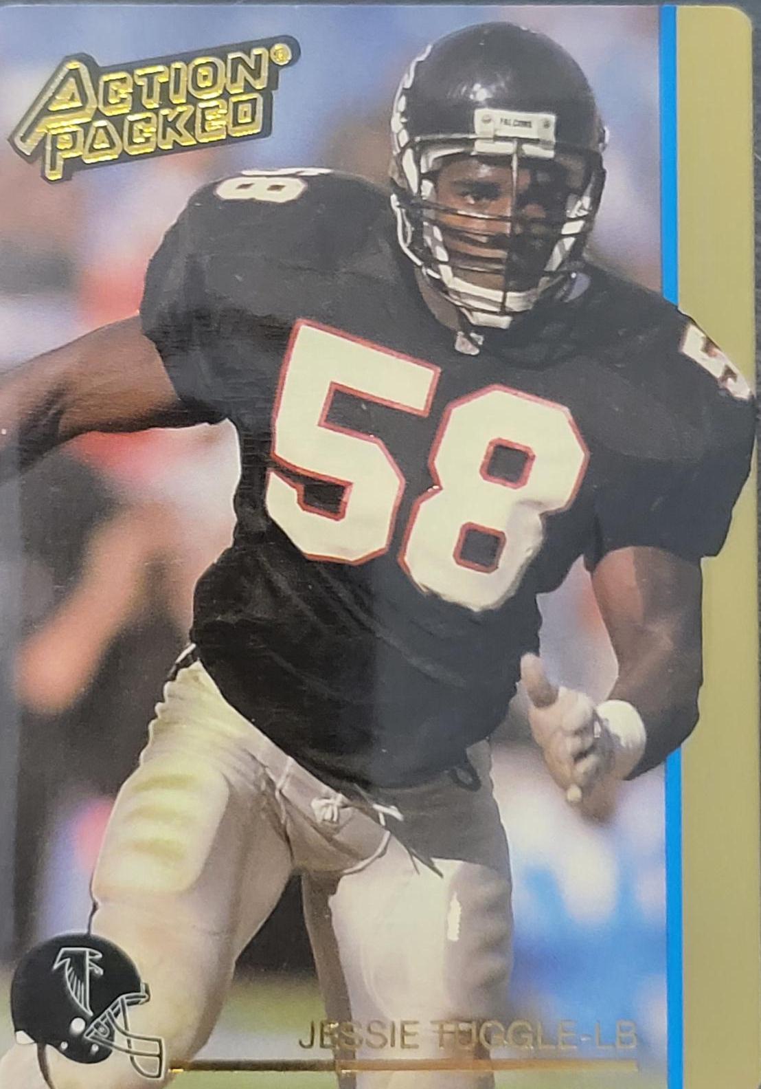 Jessie Tuggle #6 Football Cards 1992 Action Packed