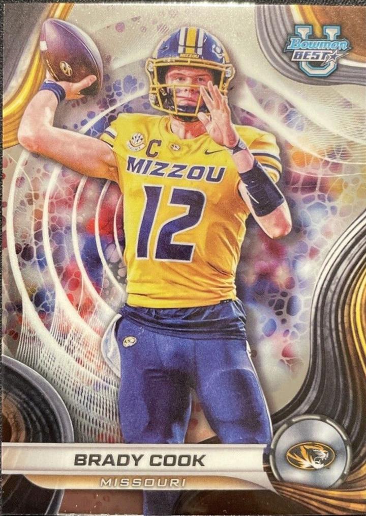 Brady Cook #2 Football Cards 2024 Bowman Best University