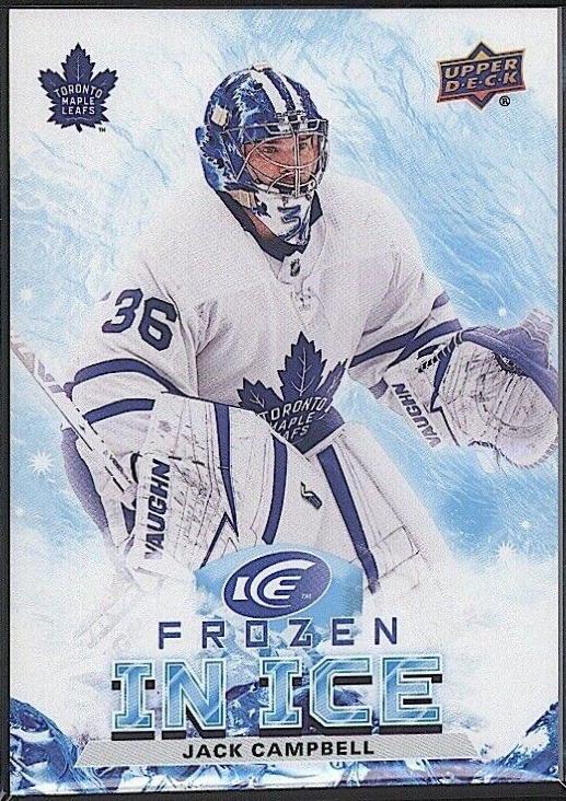 Jack Campbell #FI-19 Hockey Cards 2021 Upper Deck Ice Frozen In