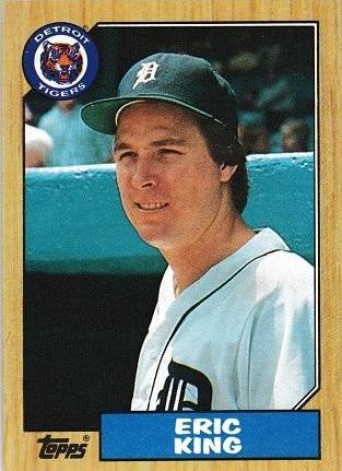 Eric King #36 Baseball Cards 1987 Topps