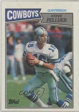 Steve Pelluer #262 Football Cards 1987 Topps