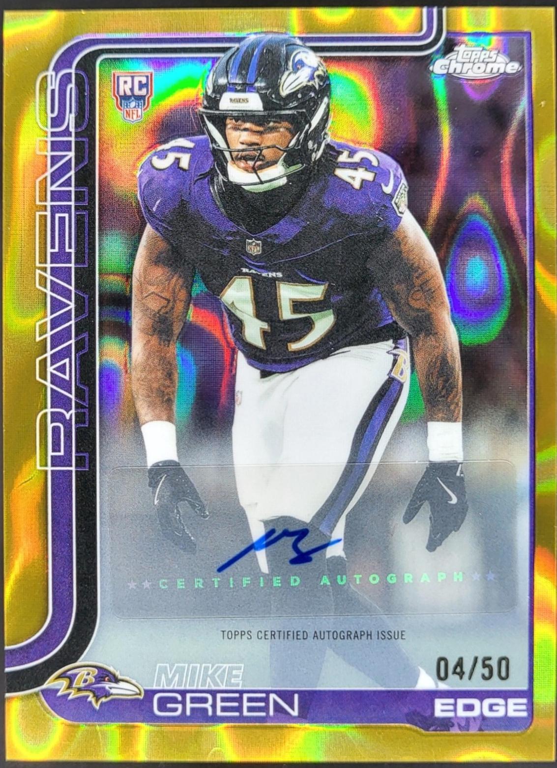 Mike Green [Gold Lava Refractor] #RA-MG
