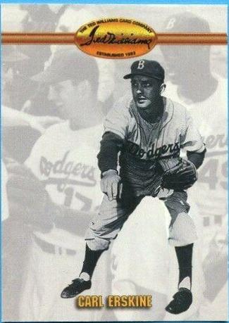 Carl Erskine #13 Baseball Cards 1993 Ted Williams Co