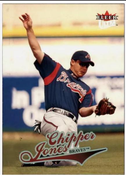 CHIPPER JONES #171 Baseball Cards 2004 Ultra