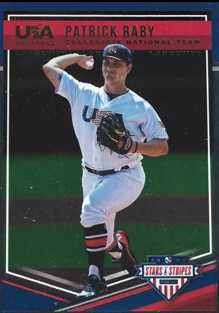 Patrick Raby #18 Baseball Cards 2018 Panini Stars & Stripes USA
