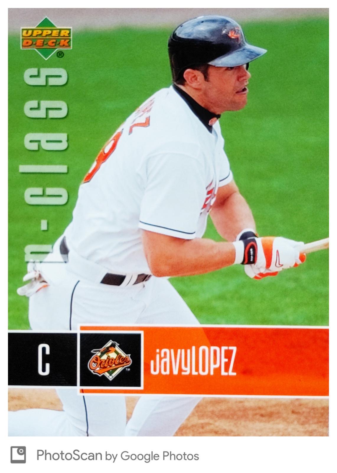 Javy Lopez #7 Baseball Cards 2004 Upper Deck R Class