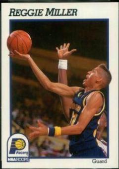 Reggie Miller #84 Basketball Cards 1991 Hoops