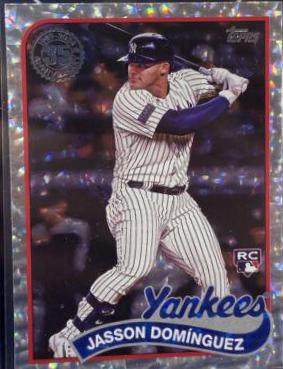 Jasson Dominguez #89B2-41 Baseball Cards 2024 Topps 1989 Mega Box Foilboard