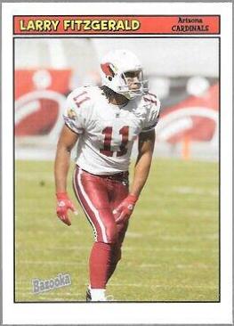 Larry Fitzgerald #11 Football Cards 2005 Bazooka