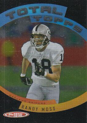Randy Moss #TT10 Football Cards 2005 Topps Total Total Topps