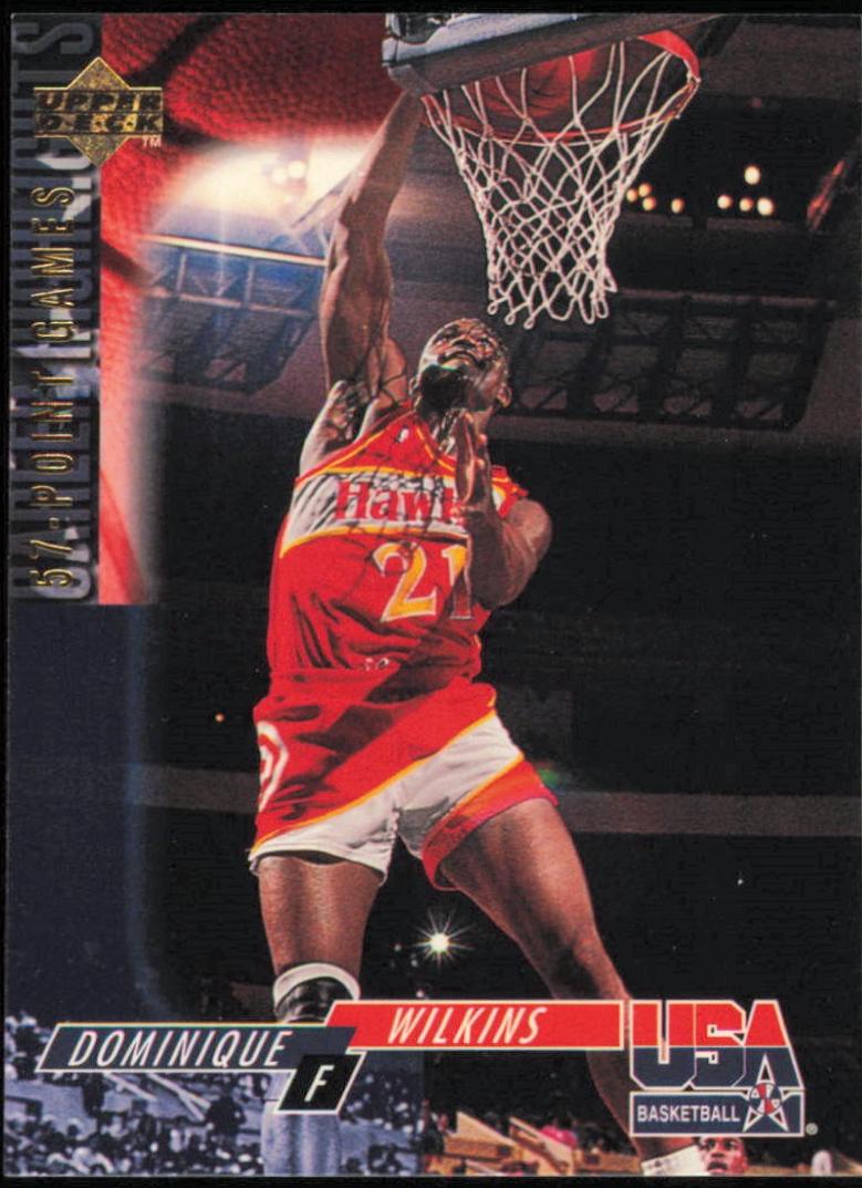Dominique Wilkins #76 1994 Upper Deck USA Basketball