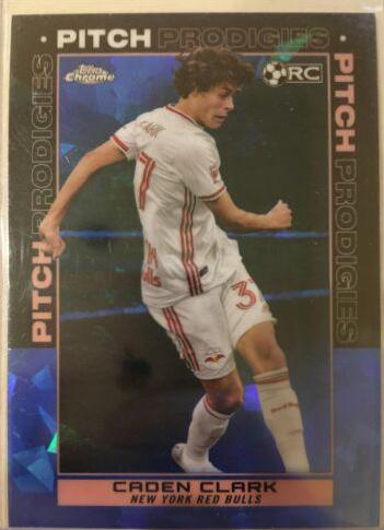 Caden Clark #186 2021 Topps Chrome MLS Sapphire