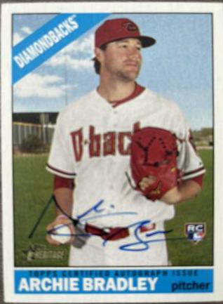 Archie Bradley #AB Baseball Cards 2015 Topps Heritage Real One Autographs