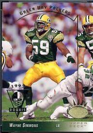 Wayne Simmons #97 1993 SP Football