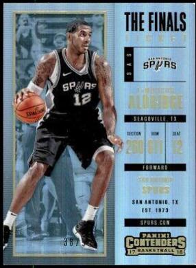 LaMarcus Aldridge The Finals #15 Basketball Cards 2017 Panini Contenders